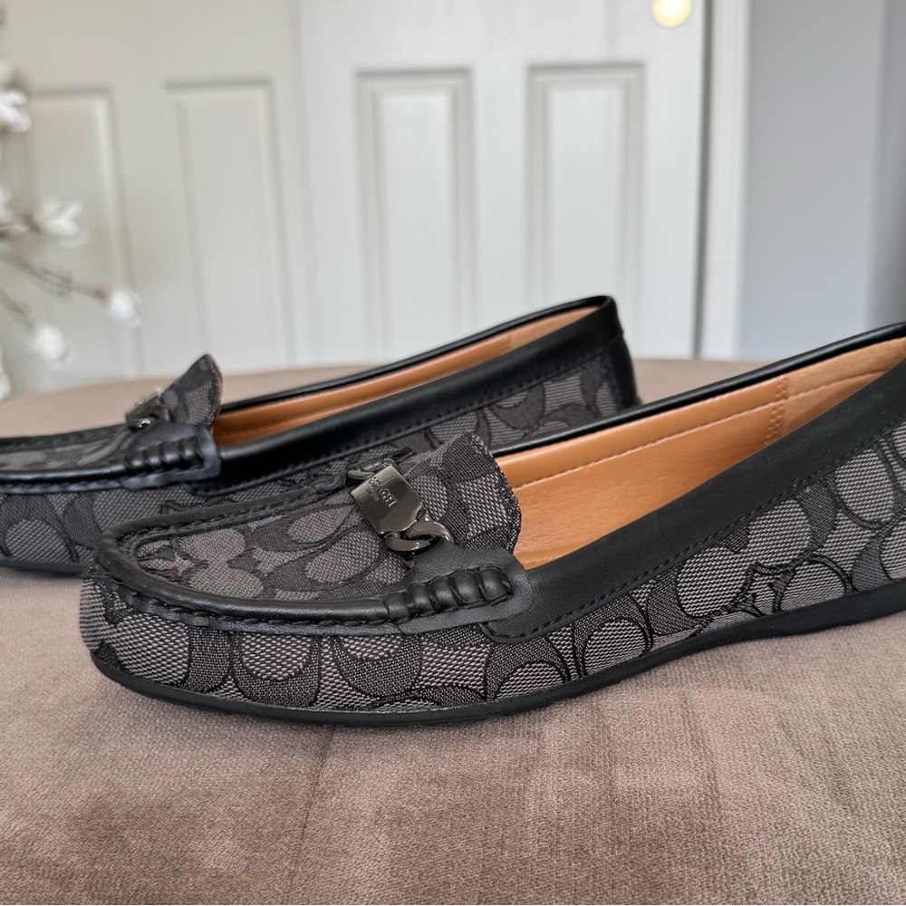 Coach Women's Black Loafers
